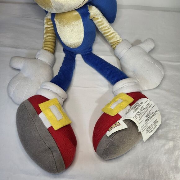 Sonic The Hedgehog Plush 24" SEGA Large Stuffed Toy Blue Doll Collector - Picture 6 of 16